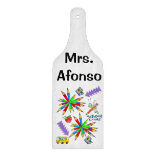 Glass Cutting Board Back to School is Cool