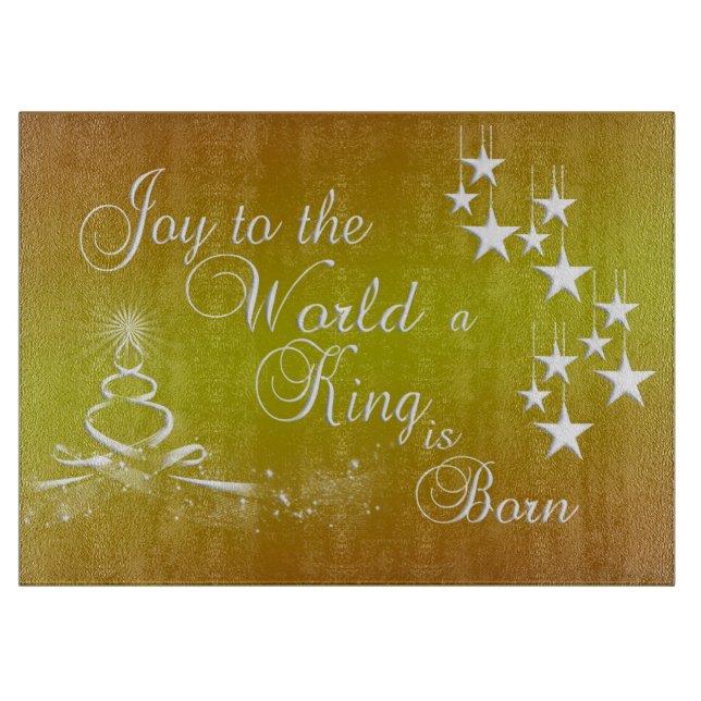 Glass Cutting Board/Christmas Board (Front)