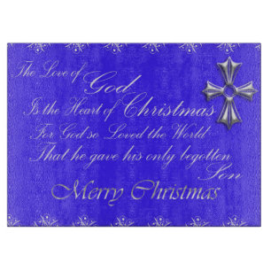 Glass Cutting Board/Christmas Board