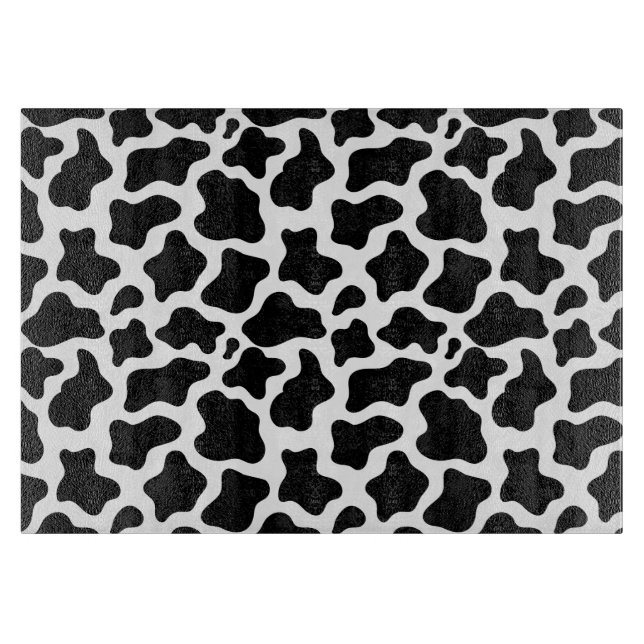 Glass Cutting Board Cow (Front)