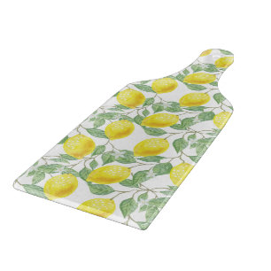 Glass Cutting Board-Lemons Cutting Board