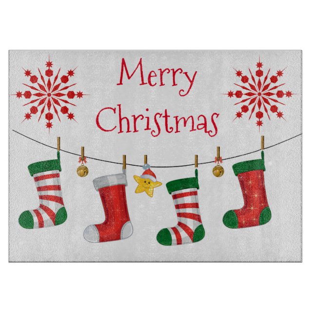 Glass Cutting Board/Ornaments Board (Front)