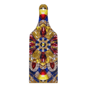 Glass cutting board paddle Colombia Colours