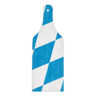 Glass cutting board paddle flag of Bavaria