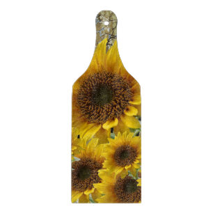 Glass Cutting Board Sunflower