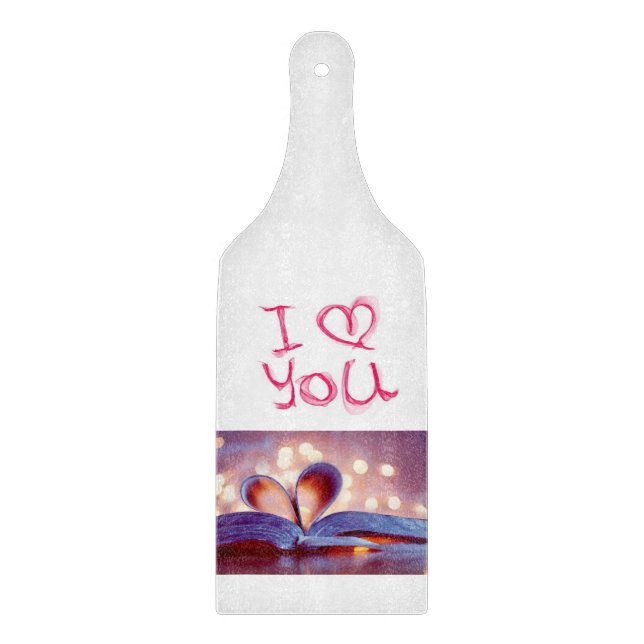 Glass Cutting Board Valentine's Day (Front)