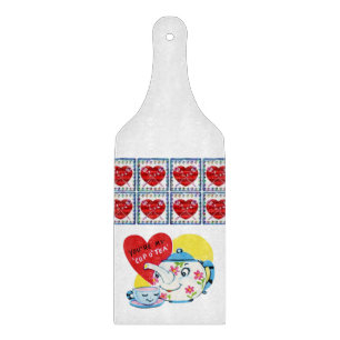 Glass Cutting Board Valentine's Day