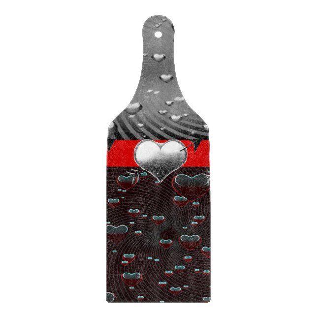 Glass Cutting Board Valentine's Day (Front)