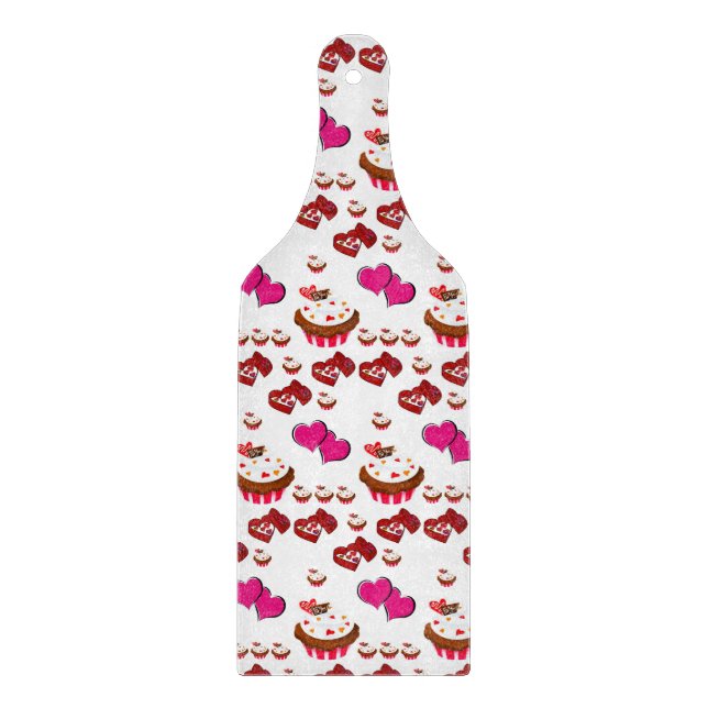 Glass Cutting Board Valentine's Day (Front)