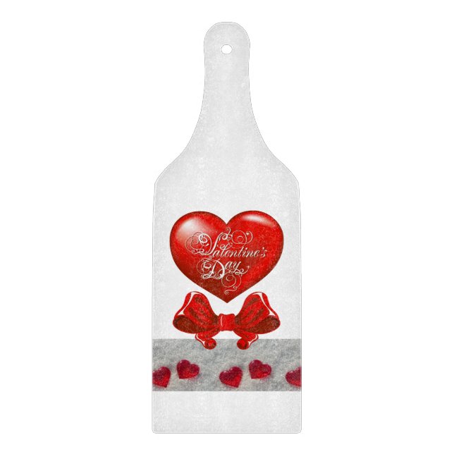 Glass Cutting Board Valentine's Day (Front)
