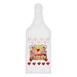 Glass Cutting Board Valentine's Day