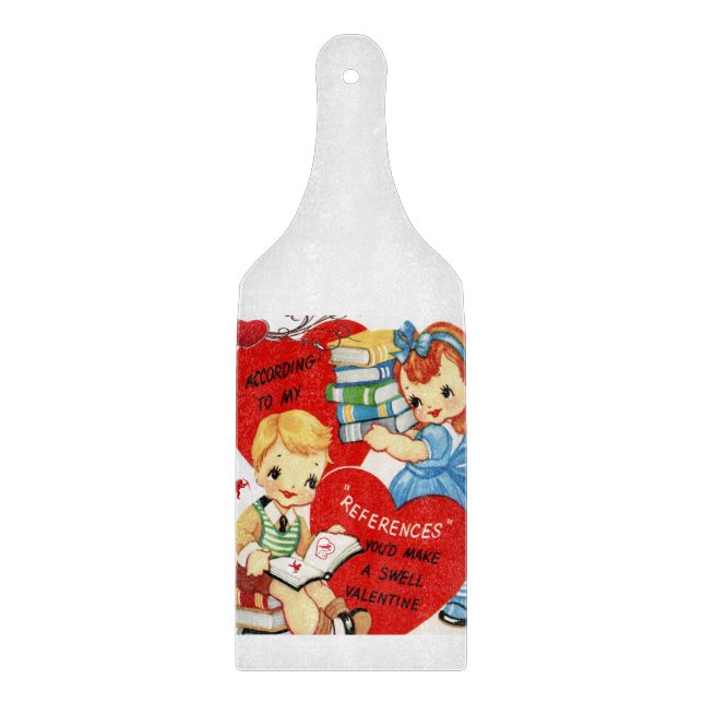 Glass Cutting Board Valentine's Day (Front)