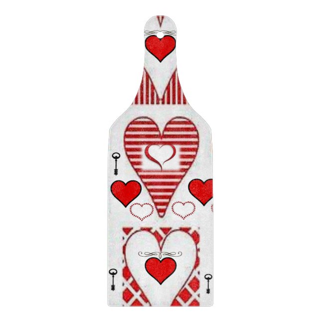 Glass Cutting Board Valentine's Day (Front)
