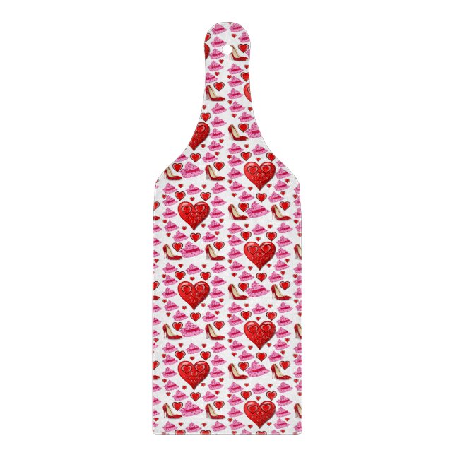 Glass Cutting Board Valentine's Day (Front)