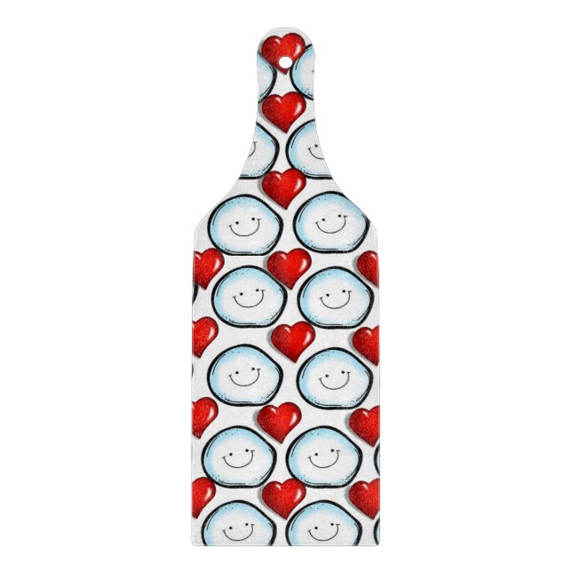 Glass Cutting Board Valentine's Day (Front)