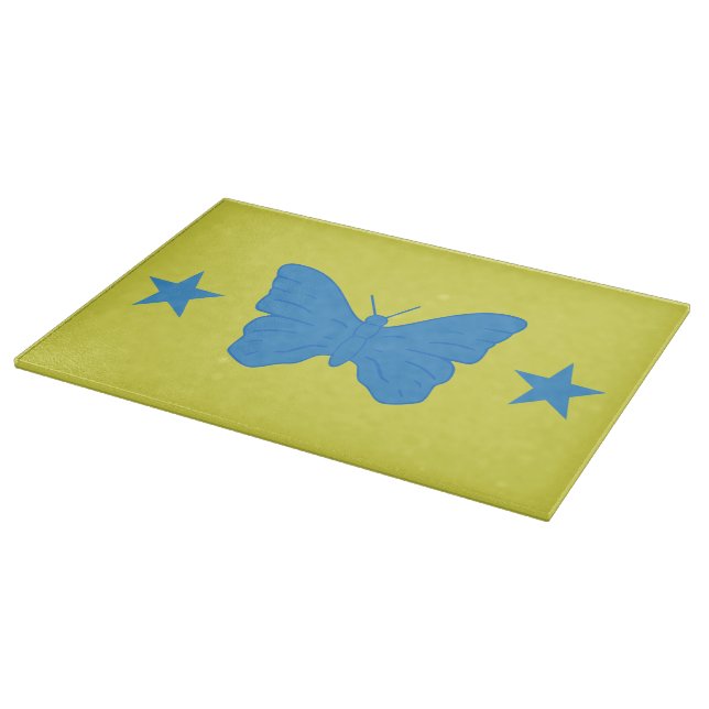 Glass cutting board with Flag of Bady Bassit  (Corner)