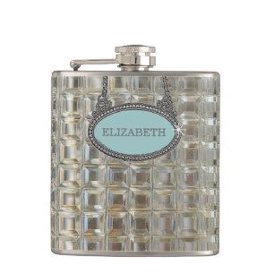 Glass Decanter Look-Wedding Hip Flask