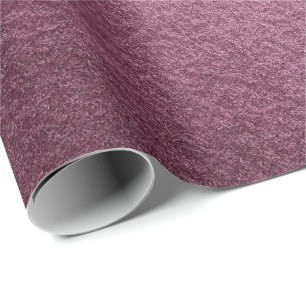 Glass Elegant Urban Metallic Burgundy Beetroot Wrapping Paper