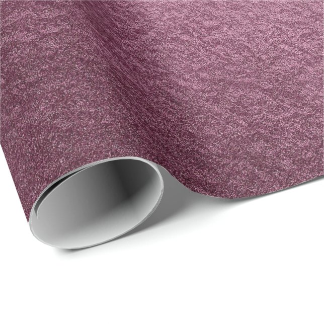 Glass Elegant Urban Metallic Burgundy Beetroot Wrapping Paper (Roll Corner)