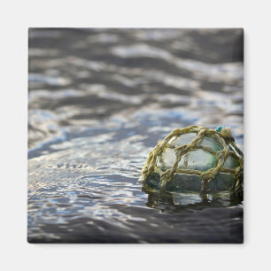 Glass Fishing Float Portrait Magnet