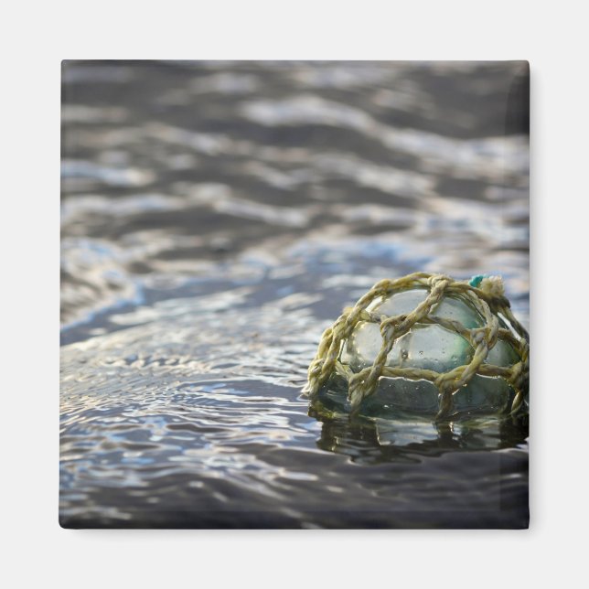 Glass Fishing Float Portrait Magnet (Front)