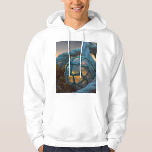 Glass fishing float, Sunset, Alaska Hoodie