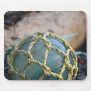 Glass Fishing Float, Vertical Mouse Pad