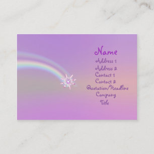 Glass Flower Business Card