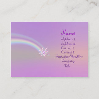 Glass Flower Business Card