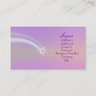 Glass Flower Business Card