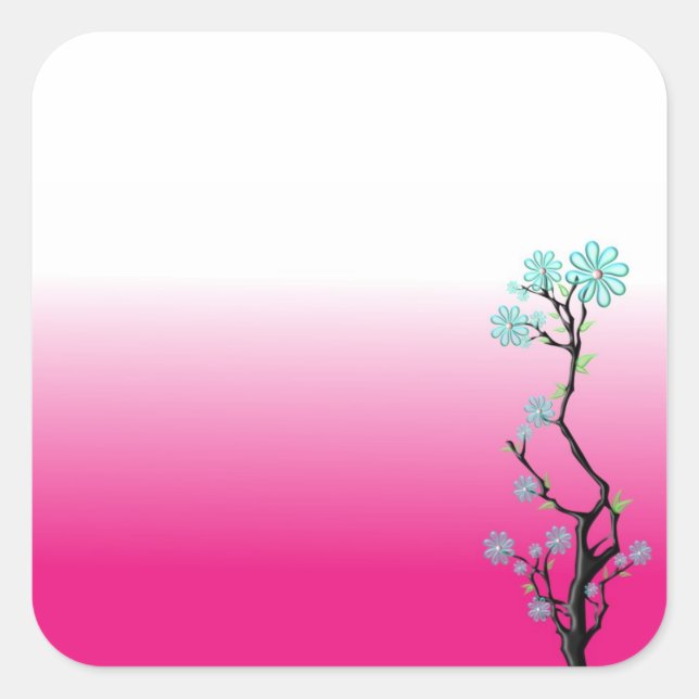 Glass Flowers 2 Sticker (Front)