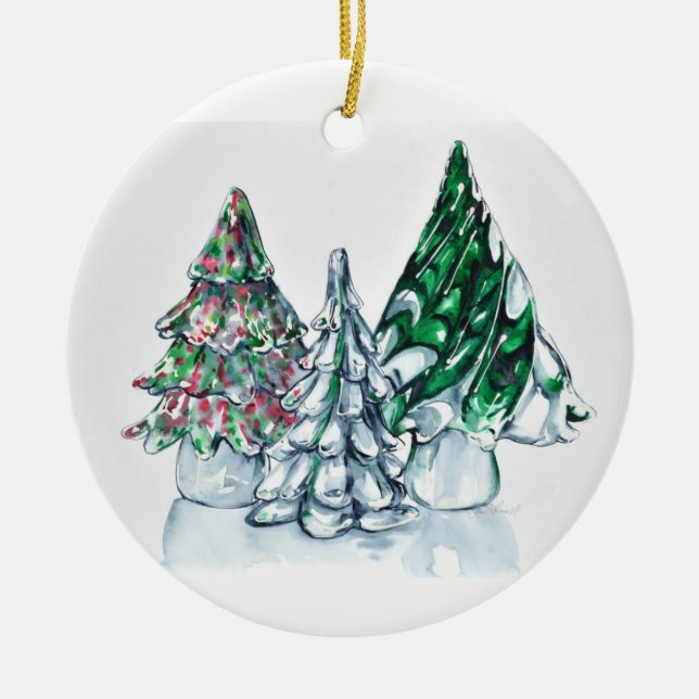 Glass Forest Ornament (Front)
