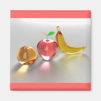Glass Fruit Magnet