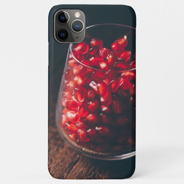 Glass full of red pomegranate seeds Case-Mate iPhone case (Back)