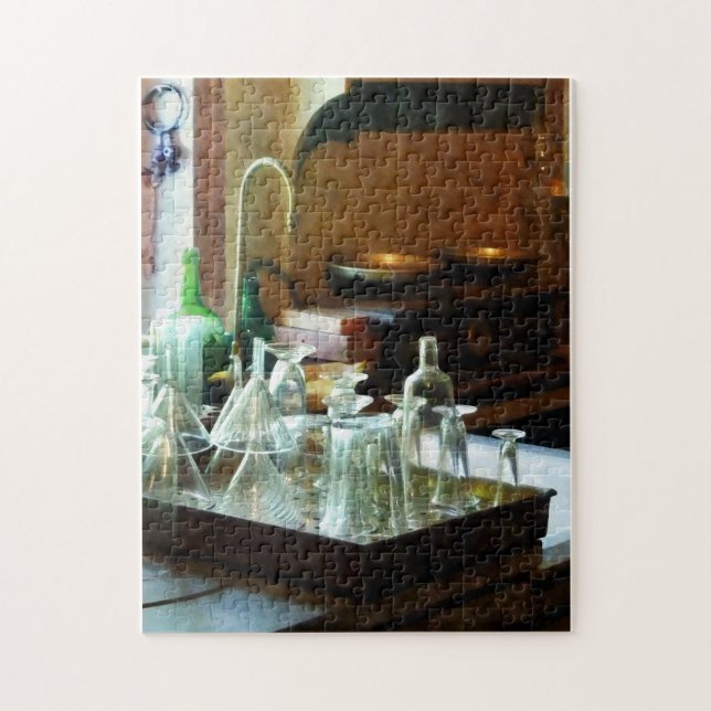 Glass Funnels and Bottles Jigsaw Puzzle (Vertical)