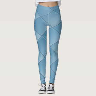 Glass Grid – Futuristic Clarity Leggings