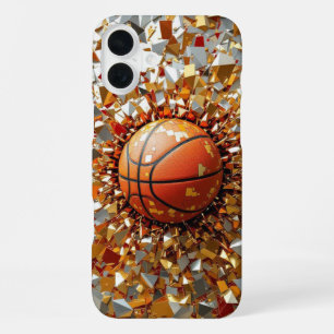 Glass Guard Basketball iPhone 16 Plus Case