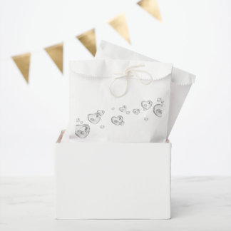 Glass Hearts Favour Bag