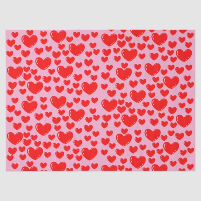 glass hearts tissue paper (Front)