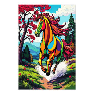 GLASS HORSE PHOTO PRINT