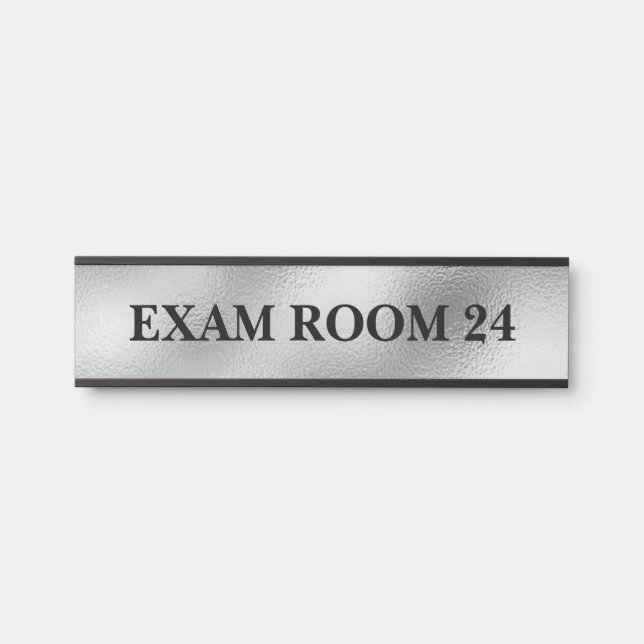 Glass Look Doctor Doctor's Sign Signs Exam Room (Front)