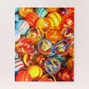 Glass marbles jigsaw puzzle