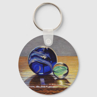 Glass Marbles no. 3 Key Ring