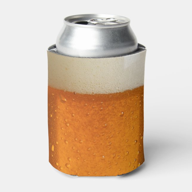 Glass of Beer Can Cooler (Can Front)