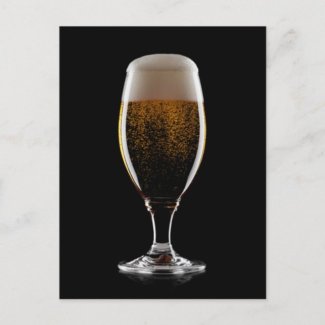 Glass of Beer postcard (Front)