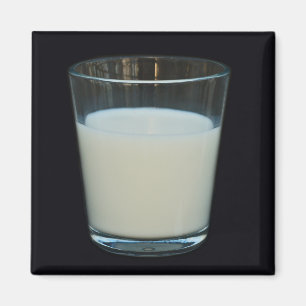 Glass of milk magnet