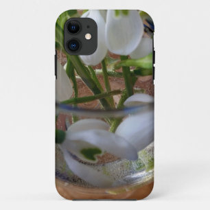 glass of snowdrops iPhone 11 case