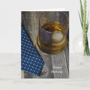 glass of whiskey for card