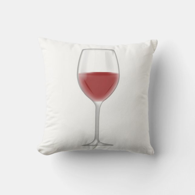 Glass of Wine Cushion (Front)