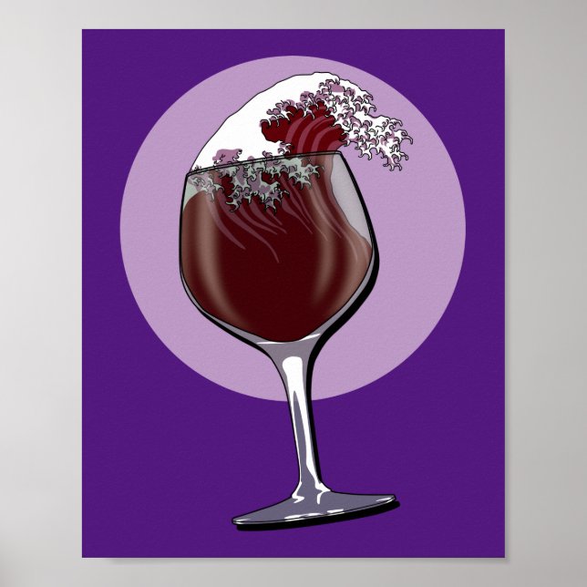 Glass Of Wine Poster (Front)